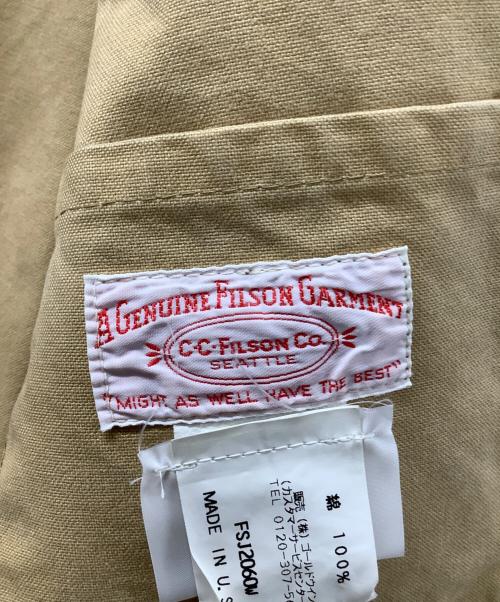 FILSON（フィルソン）FILSON (フィルソン) クルーザージャケット ベージュ サイズ:-の古着・服飾アイテム