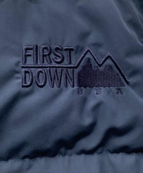 FIRST DOWN（ファーストダウン）FIRST DOWN (ファーストダウン) FDアーバンロングダウン ネイビー サイズ:Sの古着・服飾アイテム