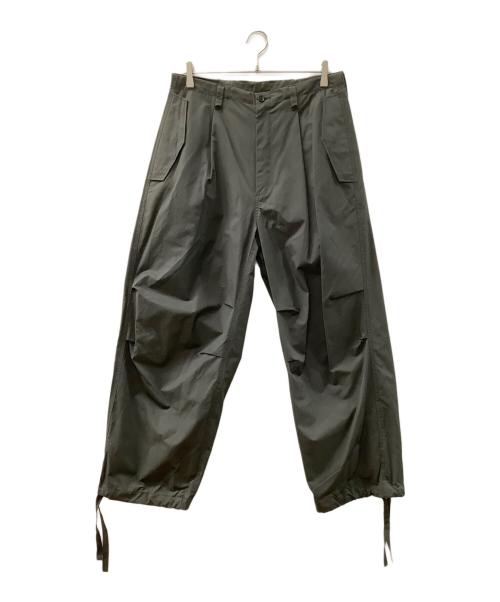 stein（シュタイン）stein (シュタイン) MILITARY WIDE OVER TROUSERS グレー サイズ:Mの古着・服飾アイテム