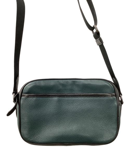 COACH（コーチ）COACH (コーチ) ショルダーバッグ ブラック×グリーンの古着・服飾アイテム