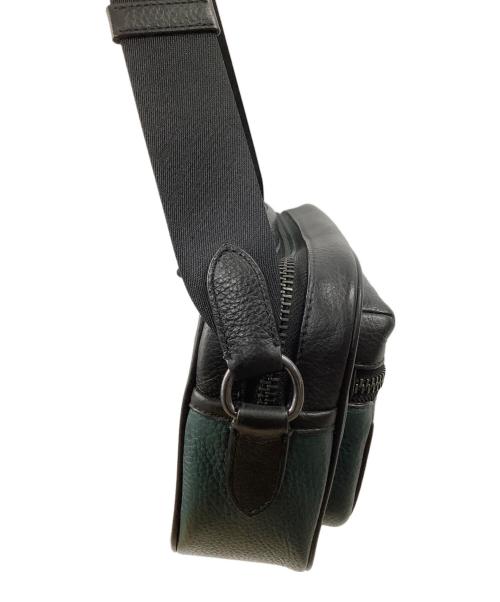 COACH（コーチ）COACH (コーチ) ショルダーバッグ ブラック×グリーンの古着・服飾アイテム