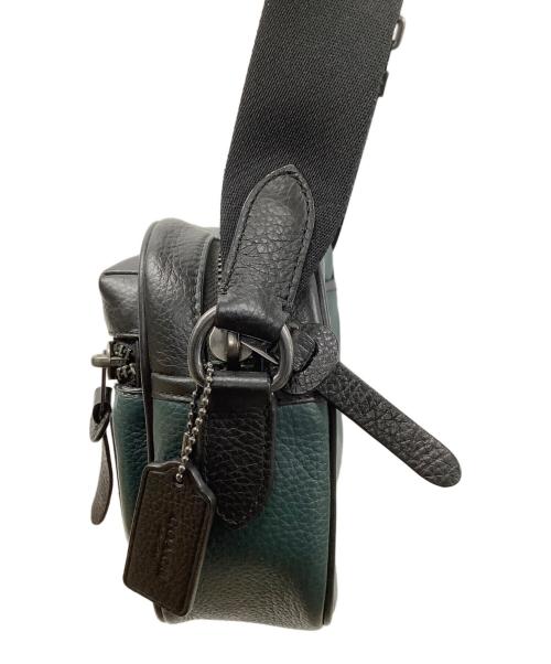 COACH（コーチ）COACH (コーチ) ショルダーバッグ ブラック×グリーンの古着・服飾アイテム