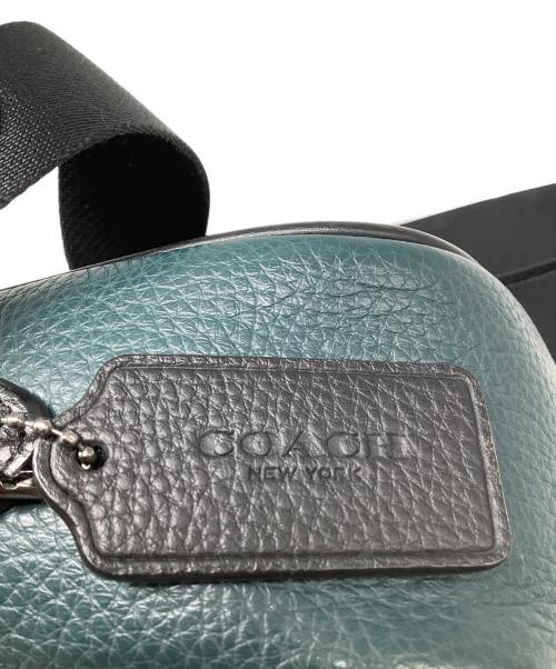 COACH（コーチ）COACH (コーチ) ショルダーバッグ ブラック×グリーンの古着・服飾アイテム