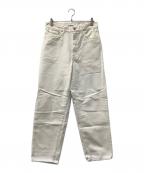 SOFTHYPHENソフトハイフン）の古着「BAGGY FIT JEANS」｜ホワイト