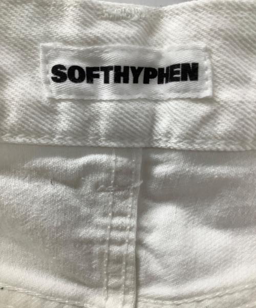 SOFTHYPHEN（ソフトハイフン）SOFTHYPHEN (ソフトハイフン) BAGGY FIT JEANS ホワイト サイズ:32の古着・服飾アイテム