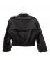 SOFTHYPHEN (ソフトハイフン) PADDED SHOULDER TRENCH JACKET ブラック サイズ:1：35000円