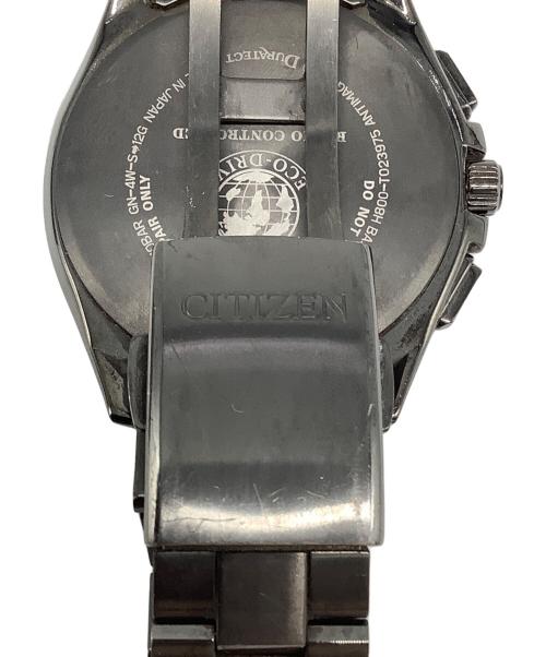 CITIZEN（シチズン）CITIZEN (シチズン) アテッサ ブラックチタン ダイレクトフライト エコ・ドライブ電波 腕時計 ブラックの古着・服飾アイテム