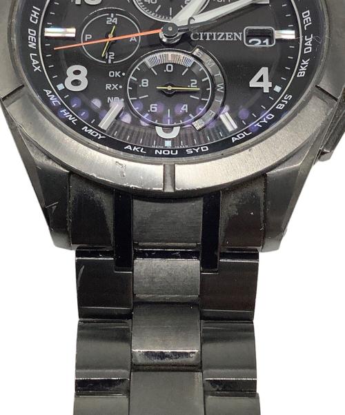CITIZEN（シチズン）CITIZEN (シチズン) アテッサ ブラックチタン ダイレクトフライト エコ・ドライブ電波 腕時計 ブラックの古着・服飾アイテム