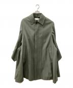 beautiful peopleビューティフルピープル）の古着「ステンカラーコート」｜グリーン