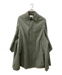 beautiful people（ビューティフルピープル）の古着「ステンカラーコート」｜グリーン