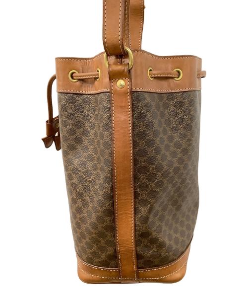 CELINE（セリーヌ）CELINE (セリーヌ) マカダム ショルダーバッグ ブラウンの古着・服飾アイテム