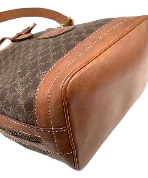 CELINE（セリーヌ）CELINE (セリーヌ) マカダム ショルダーバッグ ブラウンの古着・服飾アイテム