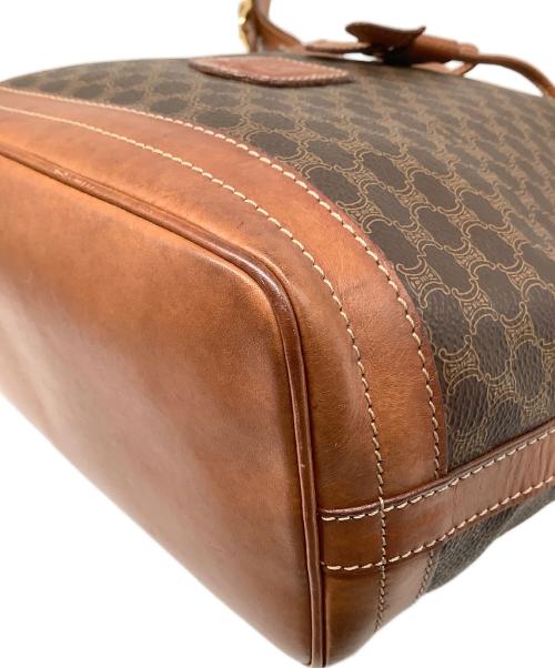 CELINE（セリーヌ）CELINE (セリーヌ) マカダム ショルダーバッグ ブラウンの古着・服飾アイテム