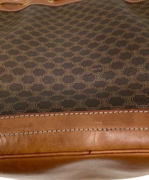 CELINE（セリーヌ）CELINE (セリーヌ) マカダム ショルダーバッグ ブラウンの古着・服飾アイテム