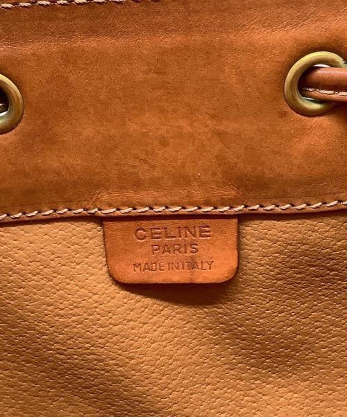 CELINE（セリーヌ）CELINE (セリーヌ) マカダム ショルダーバッグ ブラウンの古着・服飾アイテム