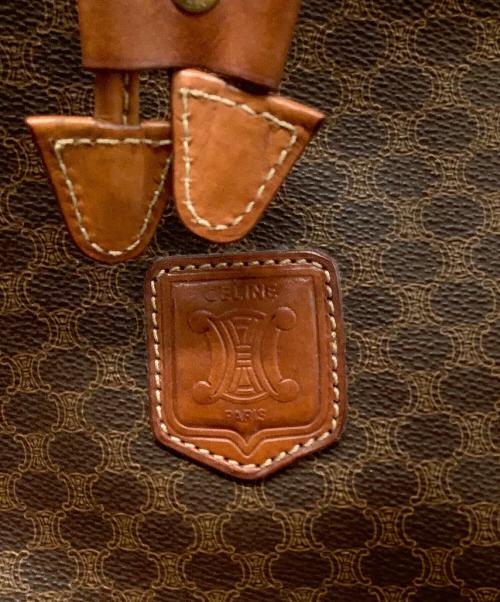 CELINE（セリーヌ）CELINE (セリーヌ) マカダム ショルダーバッグ ブラウンの古着・服飾アイテム