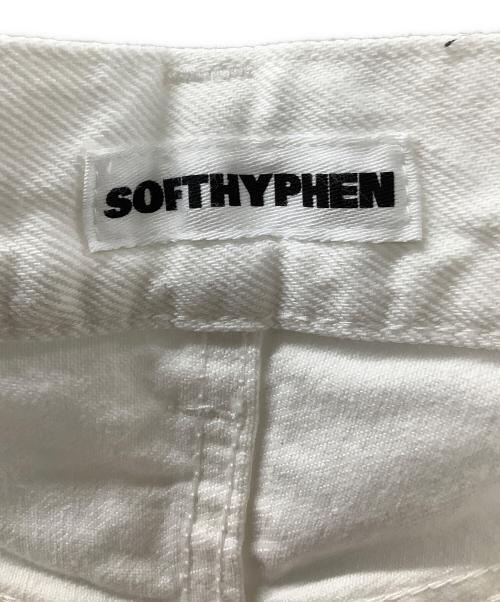 SOFTHYPHEN（ソフトハイフン）SOFTHYPHEN (ソフトハイフン) BAGGY FIT JEAN ホワイト サイズ:28 未使用品の古着・服飾アイテム