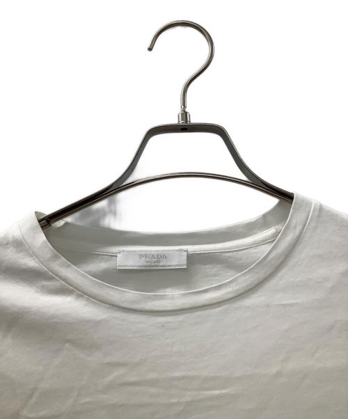 PRADA（プラダ）PRADA (プラダ) 半袖カットソー ホワイト サイズ:Mの古着・服飾アイテム