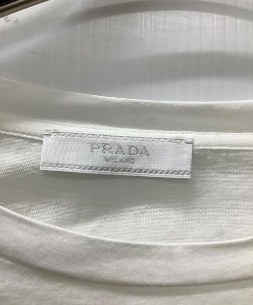 PRADA（プラダ）PRADA (プラダ) 半袖カットソー ホワイト サイズ:Mの古着・服飾アイテム