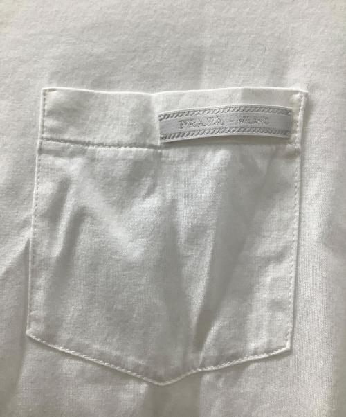 PRADA（プラダ）PRADA (プラダ) 半袖カットソー ホワイト サイズ:Mの古着・服飾アイテム