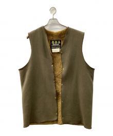 Barbour（バブアー）の古着「ボアベスト」｜ブラウン