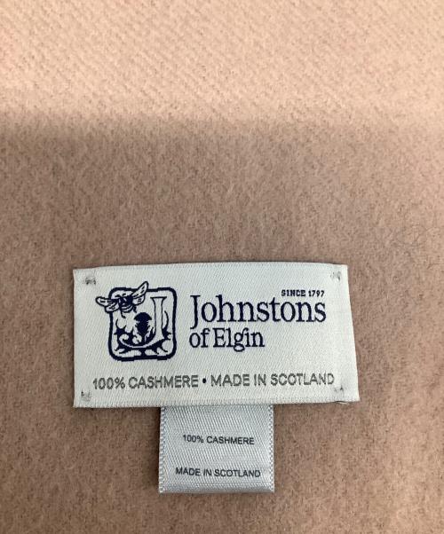 JOHNSTONS OF ELGIN（ジョンストンズオブエルガン）JOHNSTONS OF ELGIN (ジョンストンズオブエルガン) カシミヤストール ピンクの古着・服飾アイテム