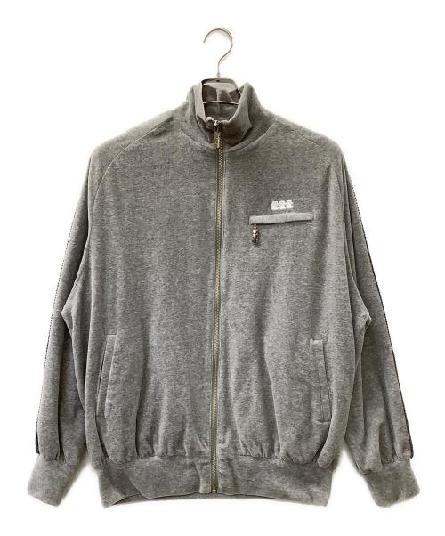 TTT MSW（ティー）TTT MSW (ティー) ベロアトラックジャケット ライトグレー サイズ:Mの古着・服飾アイテム