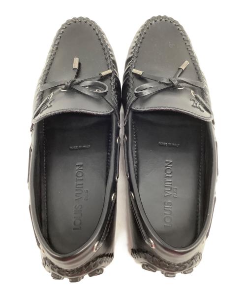 LOUIS VUITTON（ルイ ヴィトン）LOUIS VUITTON (ルイ ヴィトン) ドライビングシューズ ブラック サイズ:8の古着・服飾アイテム