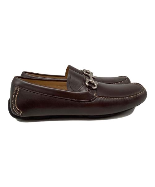 Salvatore Ferragamo（サルヴァトーレ フェラガモ）Salvatore Ferragamo (サルヴァトーレ フェラガモ) ドライビングシューズ ブラウン サイズ:9の古着・服飾アイテム