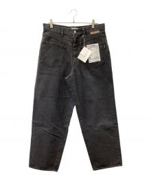 SOFTHYPHEN（ソフトハイフン）の古着「BACK 2 FRONT BAGGY FIT JEANS」｜ブラック