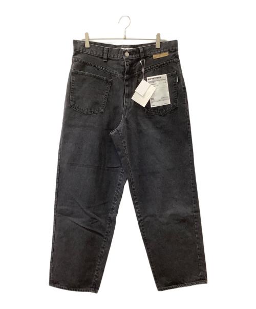 SOFTHYPHEN（ソフトハイフン）SOFTHYPHEN (ソフトハイフン) BACK 2 FRONT BAGGY FIT JEANS ブラック サイズ:36 未使用品の古着・服飾アイテム