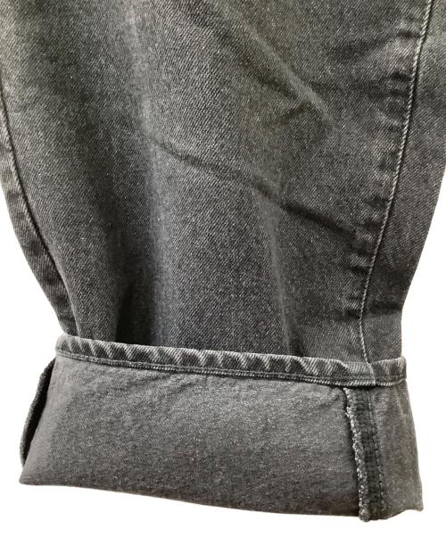 SOFTHYPHEN（ソフトハイフン）SOFTHYPHEN (ソフトハイフン) BACK 2 FRONT BAGGY FIT JEANS ブラック サイズ:36 未使用品の古着・服飾アイテム