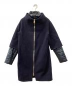 HERNOヘルノ）の古着「切替ダウンコート」｜ネイビー