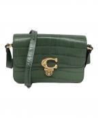 COACHコーチ）の古着「Studio Shoulder Bag」｜グリーン