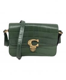 COACH（コーチ）の古着「Studio Shoulder Bag」｜グリーン