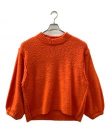 Acne studios（アクネ ストゥディオス）の古着「厚手ニット」｜オレンジ