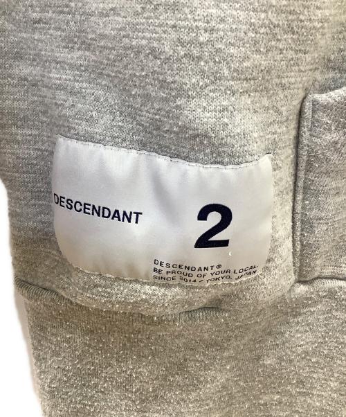 DESCENDANT（ディセンダント）DESCENDANT (ディセンダント) プルオーバーパーカー ライトグレー サイズ:2の古着・服飾アイテム