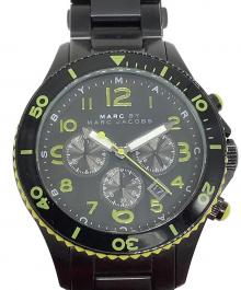 Marc by Marc Jacobs（マークバイマークジェイコブス）の古着「クロノグラフ」｜ブラック