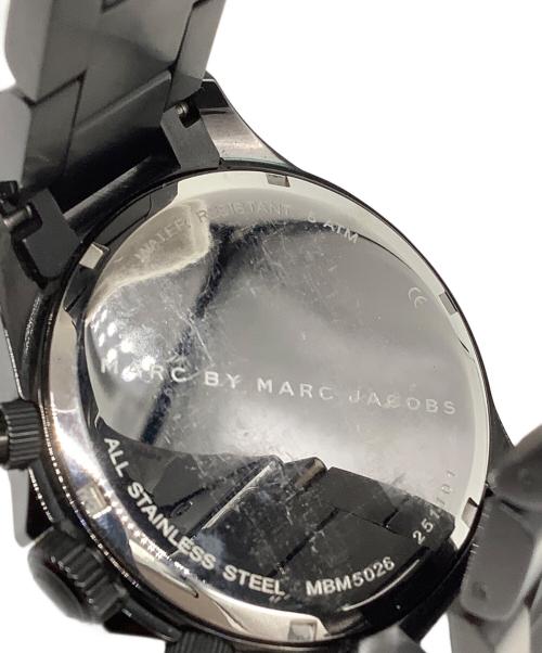 Marc by Marc Jacobs（マークバイマークジェイコブス）Marc by Marc Jacobs (マークバイマークジェイコブス) クロノグラフ ブラックの古着・服飾アイテム