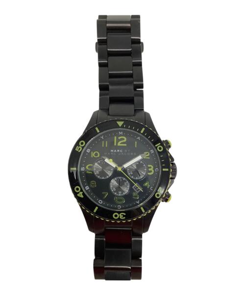 Marc by Marc Jacobs（マークバイマークジェイコブス）Marc by Marc Jacobs (マークバイマークジェイコブス) クロノグラフ ブラックの古着・服飾アイテム