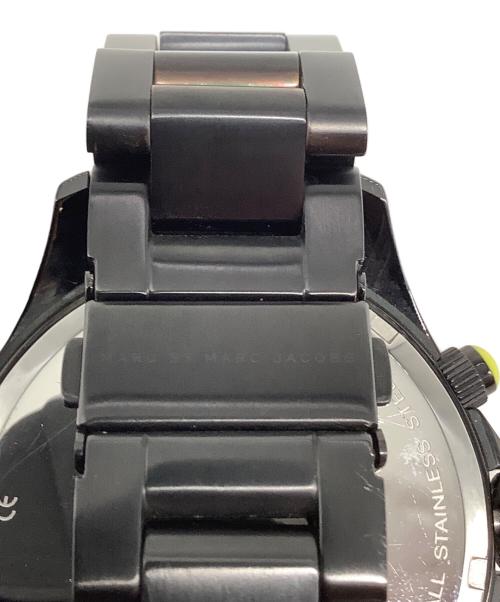 Marc by Marc Jacobs（マークバイマークジェイコブス）Marc by Marc Jacobs (マークバイマークジェイコブス) クロノグラフ ブラックの古着・服飾アイテム