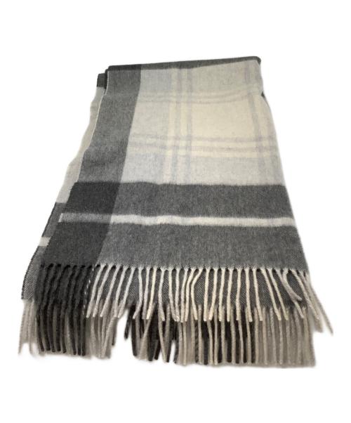 JOSHUA ELLIS（ジョシュア エリス）JOSHUA ELLIS (ジョシュア エリス) マフラー グレーの古着・服飾アイテム