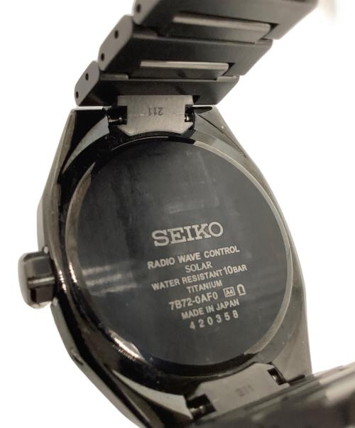 SEIKO（セイコー）SEIKO (セイコー) アストロン ブラックの古着・服飾アイテム