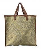 AVACATIONアヴァケーション）の古着「ペイズリートートバッグ」｜ブラウン×イエロー