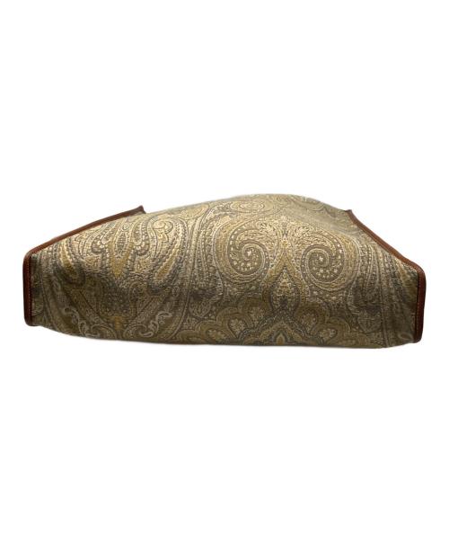 AVACATION（アヴァケーション）AVACATION (アヴァケーション) ペイズリートートバッグ ブラウン×イエローの古着・服飾アイテム