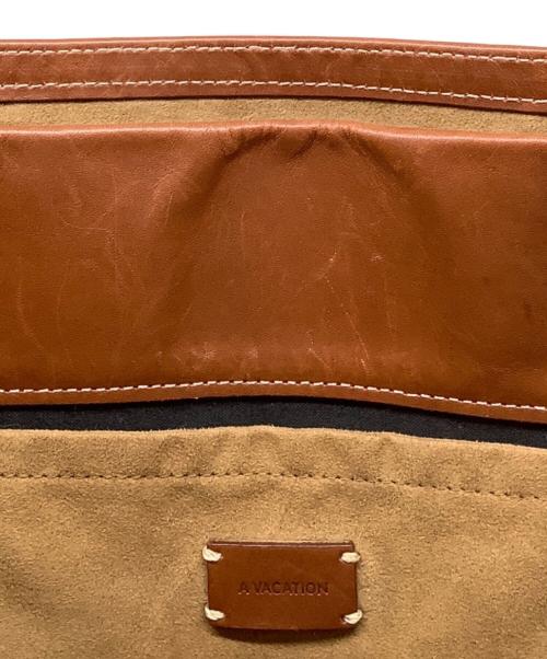 AVACATION（アヴァケーション）AVACATION (アヴァケーション) ペイズリートートバッグ ブラウン×イエローの古着・服飾アイテム