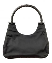 GUCCI（グッチ）の古着「バンブー ハンドバッグ」｜ブラック