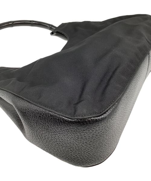 GUCCI（グッチ）GUCCI (グッチ) バンブー ハンドバッグ ブラックの古着・服飾アイテム