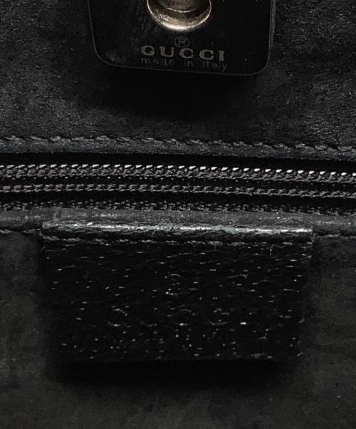 GUCCI（グッチ）GUCCI (グッチ) バンブー ハンドバッグ ブラックの古着・服飾アイテム