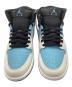 中古・古着 NIKE (ナイキ) エア ジョーダン 1 MID SE ホワイト×スカイブルー サイズ:US8.5：17000円